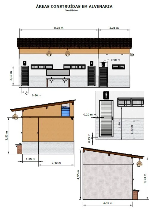 3D representation for construction planning