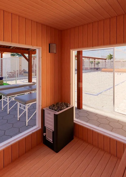 3D sauna project by J7 Visual Studio
